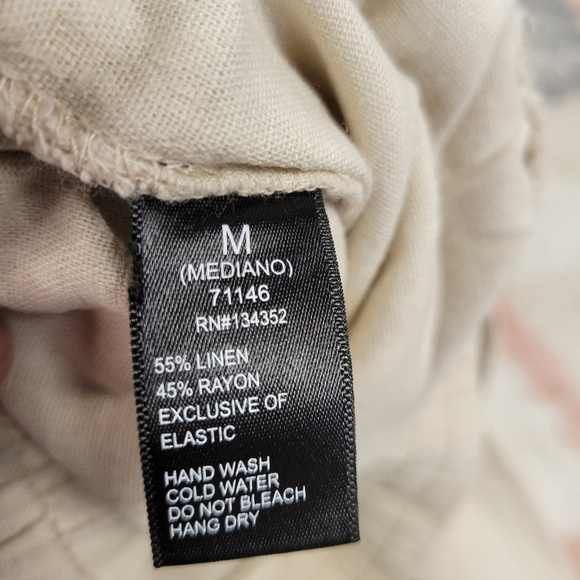 2Bella Wide Leg Linen Blend Pants - Picture 7 of 7